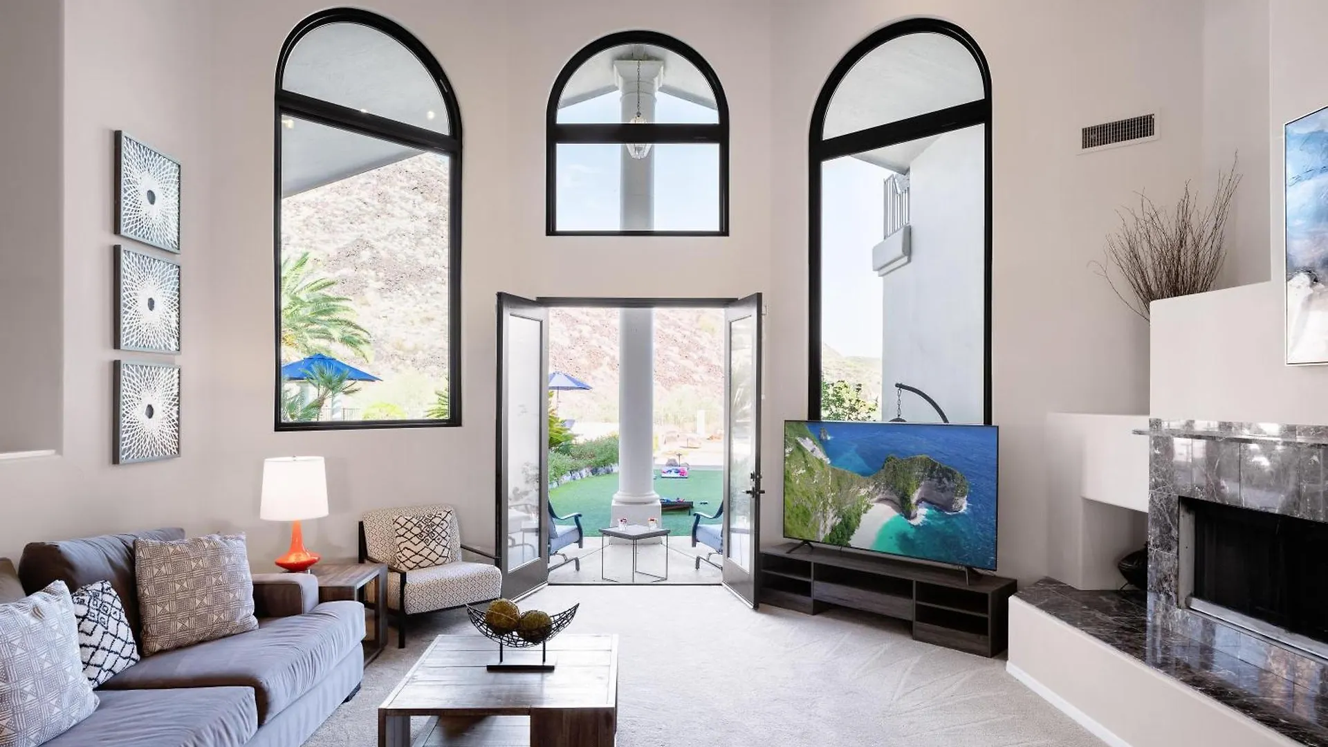 סקוטסדייל Luxury Mountain Estate-Pool-Spa-Bbq+Bar-Fire Pit